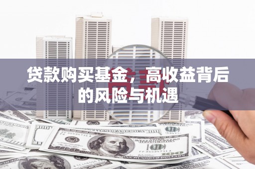 郁南贷款购买基金，高收益背后的风险与机遇