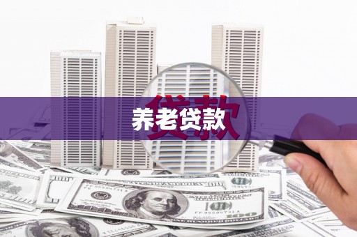 郁南养老贷款