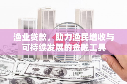 郁南渔业贷款，助力渔民增收与可持续发展的金融工具