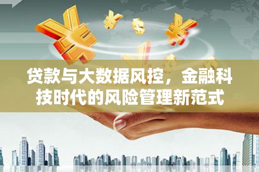 郁南贷款与大数据风控，金融科技时代的风险管理新范式