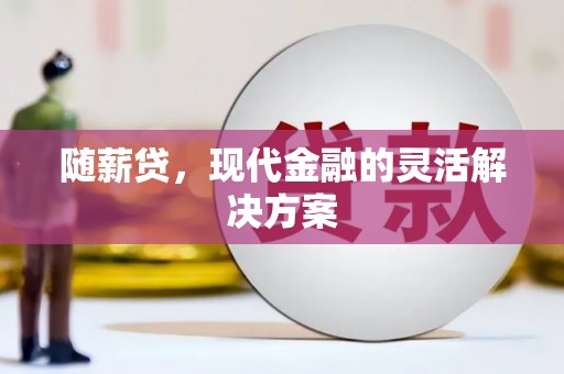 郁南随薪贷，现代金融的灵活解决方案