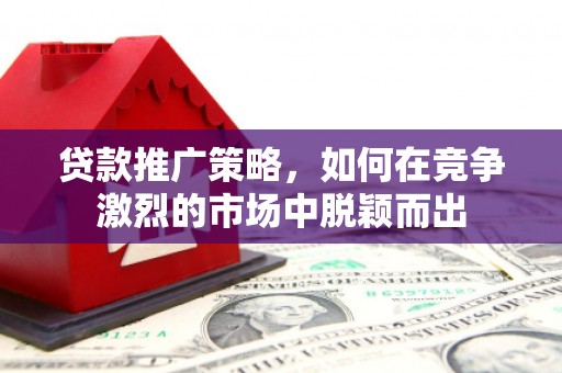 郁南贷款推广策略，如何在竞争激烈的市场中脱颖而出