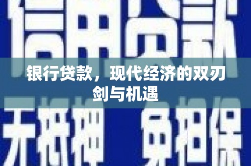 郁南银行贷款，现代经济的双刃剑与机遇