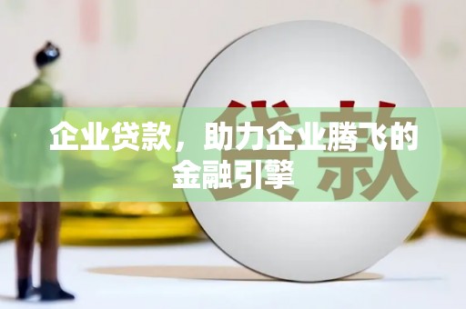 郁南企业贷款，助力企业腾飞的金融引擎