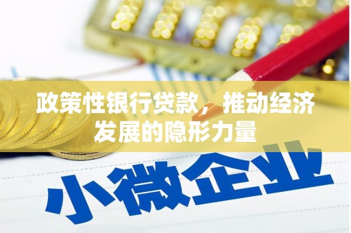 郁南政策性银行贷款，推动经济发展的隐形力量