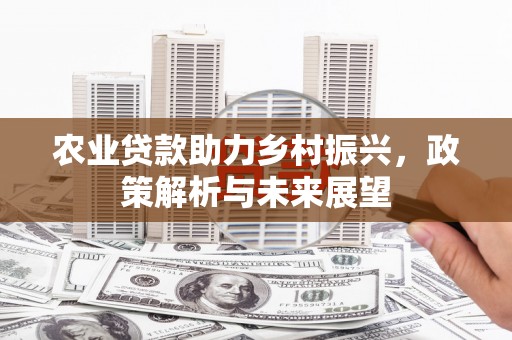 郁南农业贷款助力乡村振兴，政策解析与未来展望