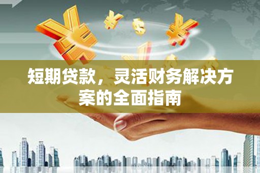 郁南短期贷款，灵活财务解决方案的全面指南