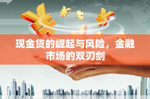 郁南现金贷的崛起与风险，金融市场的双刃剑