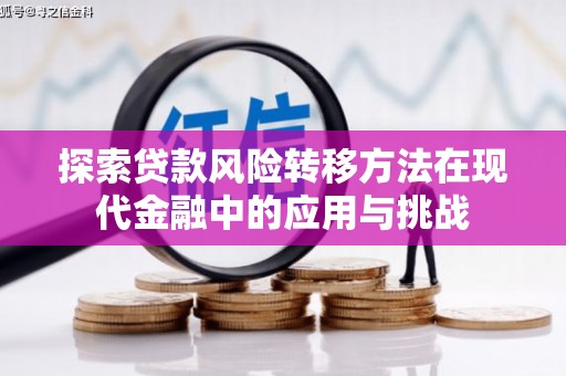郁南探索贷款风险转移方法在现代金融中的应用与挑战