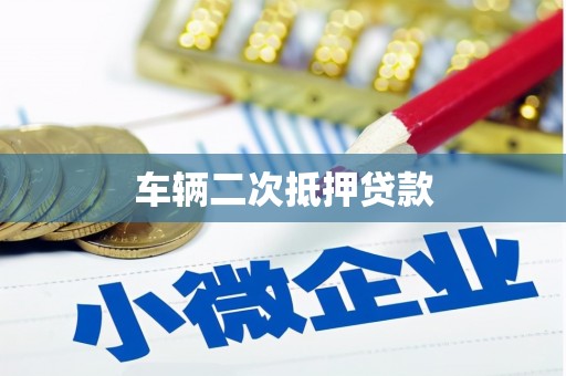 郁南车辆二次抵押贷款