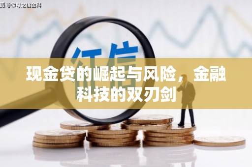 郁南现金贷的崛起与风险，金融科技的双刃剑