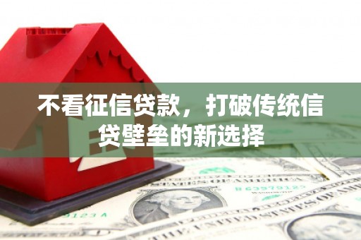 郁南不看征信贷款，打破传统信贷壁垒的新选择