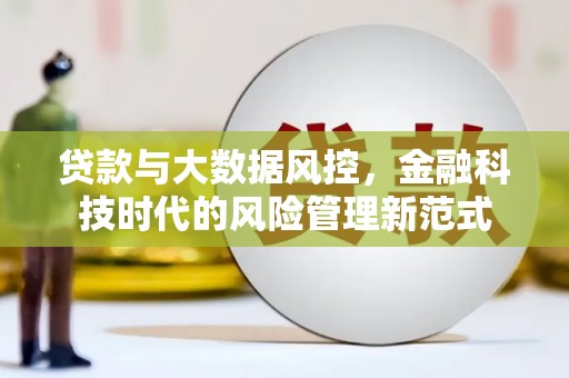 郁南贷款与大数据风控，金融科技时代的风险管理新范式