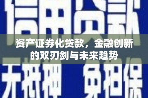 郁南资产证券化贷款，金融创新的双刃剑与未来趋势