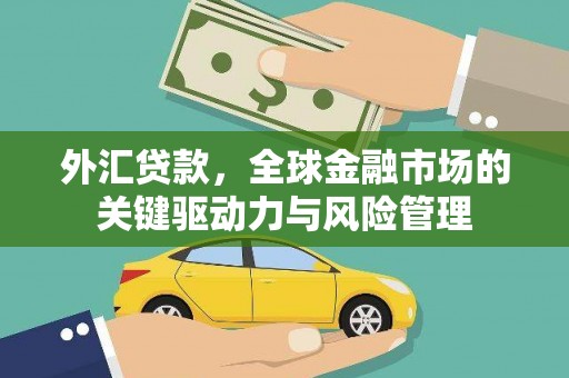 郁南外汇贷款，全球金融市场的关键驱动力与风险管理