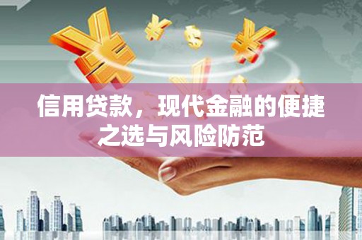 郁南信用贷款，现代金融的便捷之选与风险防范