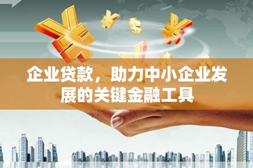 郁南企业贷款，助力中小企业发展的关键金融工具