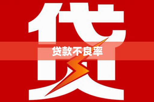 郁南贷款不良率