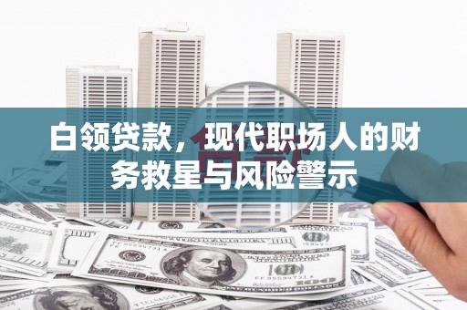 郁南白领贷款，现代职场人的财务救星与风险警示