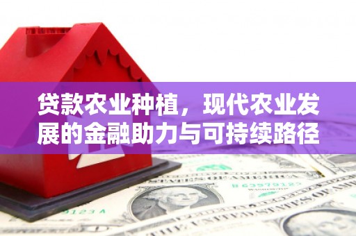 郁南贷款农业种植，现代农业发展的金融助力与可持续路径
