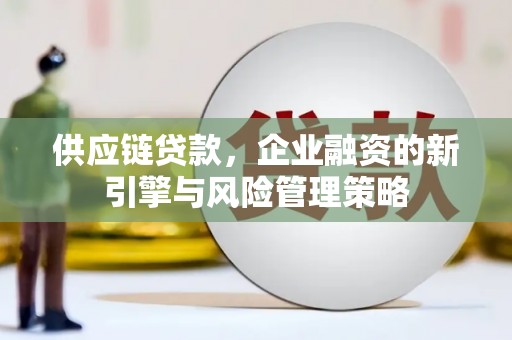 郁南供应链贷款，企业融资的新引擎与风险管理策略