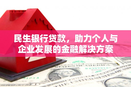 郁南民生银行贷款，助力个人与企业发展的金融解决方案