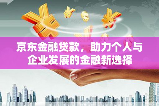 郁南京东金融贷款，助力个人与企业发展的金融新选择