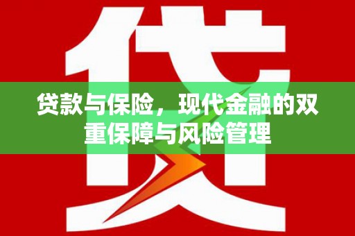 郁南贷款与保险，现代金融的双重保障与风险管理