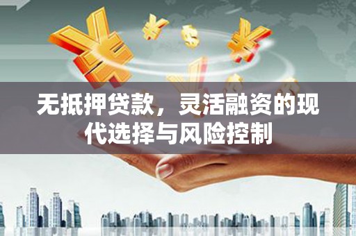郁南无抵押贷款，灵活融资的现代选择与风险控制