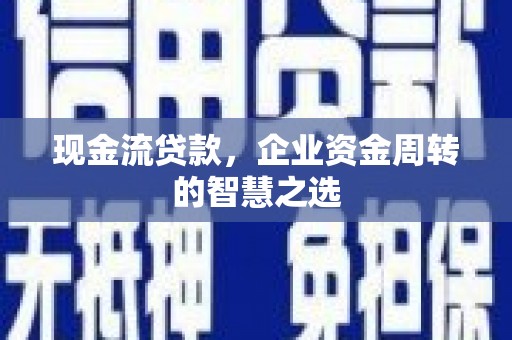 郁南现金流贷款，企业资金周转的智慧之选