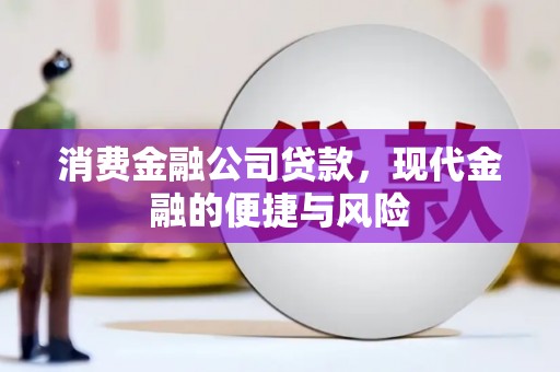 郁南消费金融公司贷款，现代金融的便捷与风险
